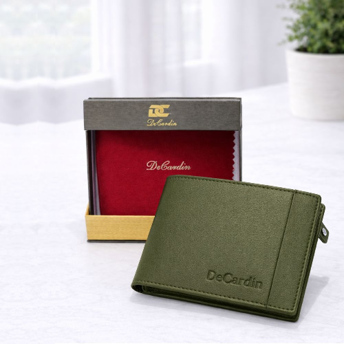 DeCardin Men’s Bi-Fold Wallet - Green