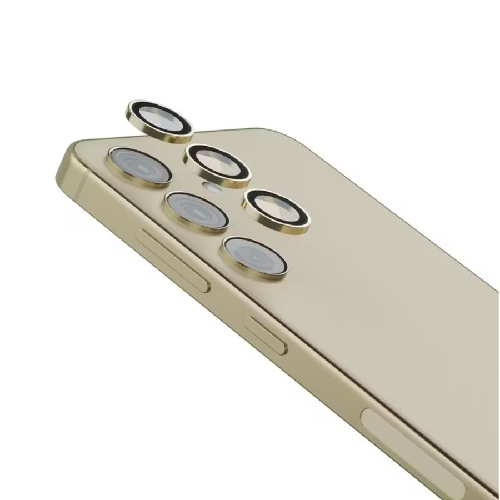Levelo Trio Camera Lens For Samsung S24-Titanium Gold
