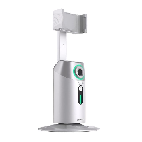 AI Face Tracking 360° Phone Holder Gimbal Stand Tripod – Porodo Vlogging & Photography