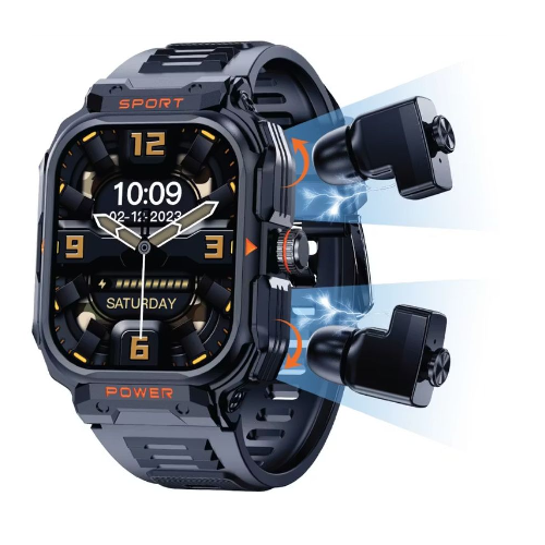 Smart Watch with Earbuds – Green Lion TWS Fitness Smartwatch