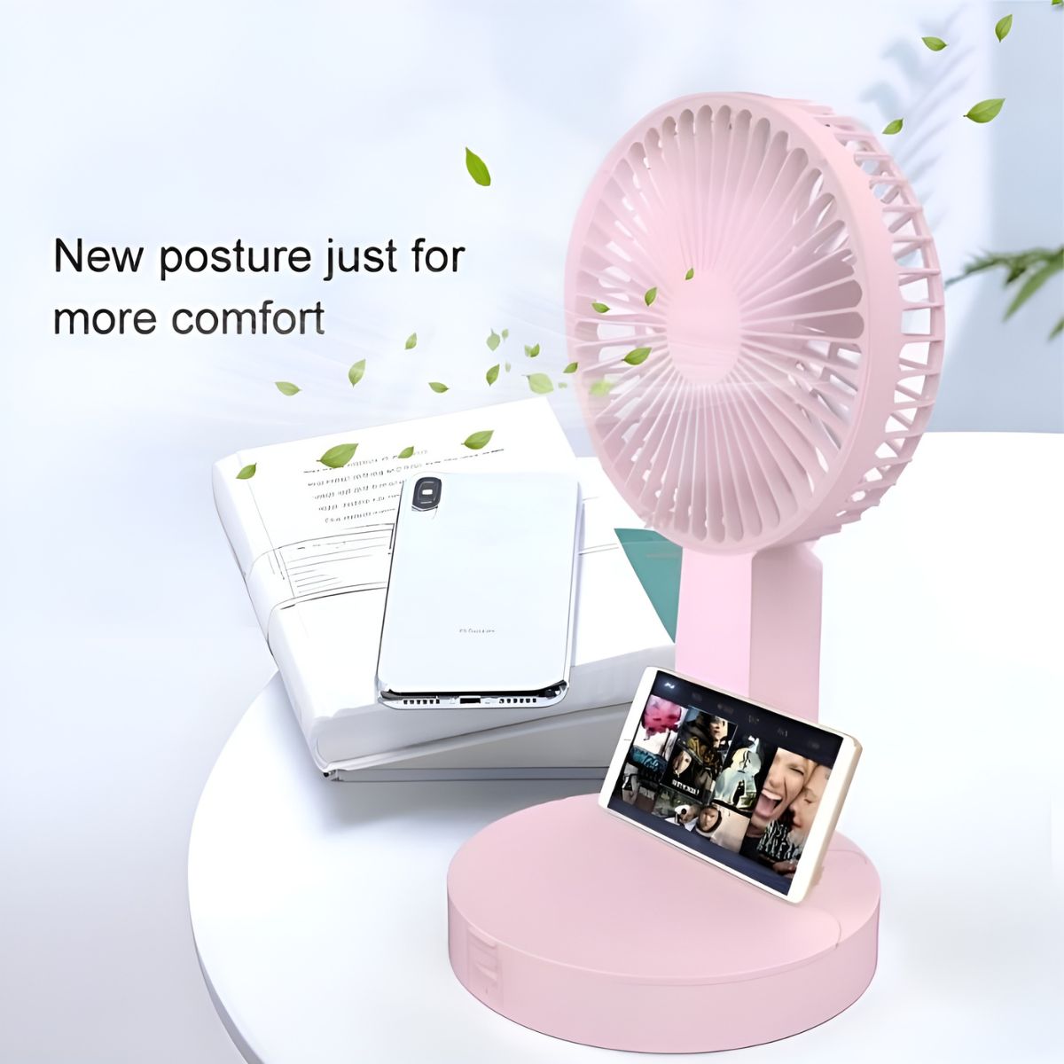 Folding Mirror Fan