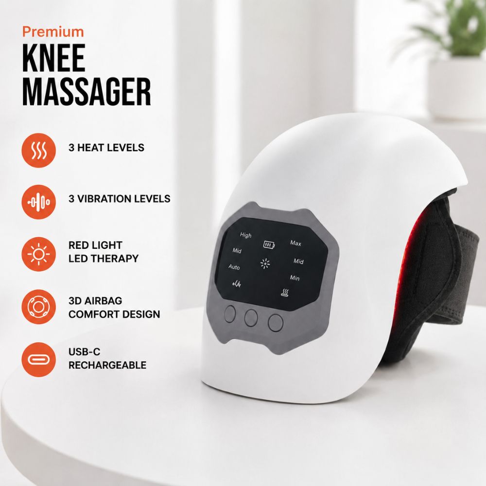 Generic Premium Knee Massager -white