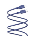 PAWA El‑Caro Braided Cable USB‑C To USB‑C 100 W 1.2M - Blue