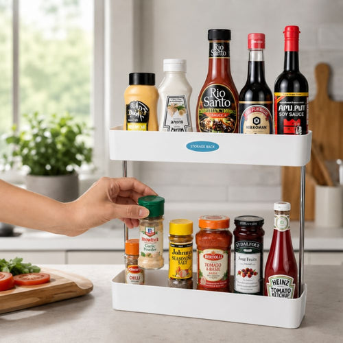 2 Layer Kitchen Storage Rack
