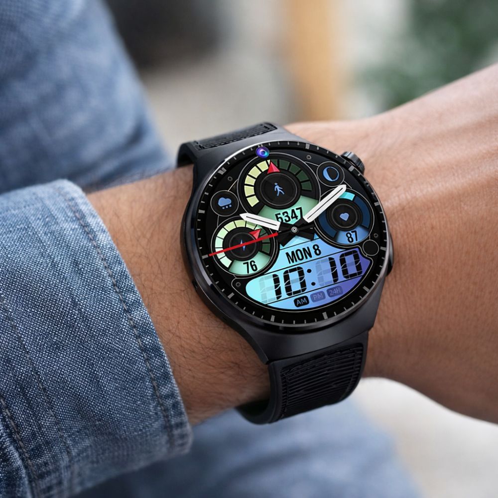 Porodo Vista 4G Cellular & Video Smart Watch - Black