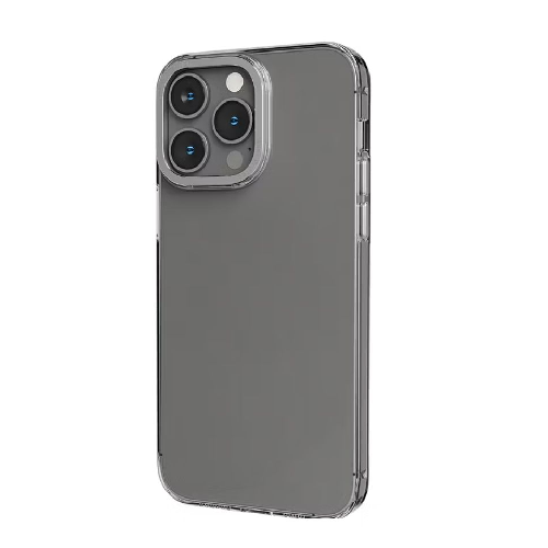 Levelo Sensa Clear Back Case For Iphone 14 Pro Max - Clear/silver