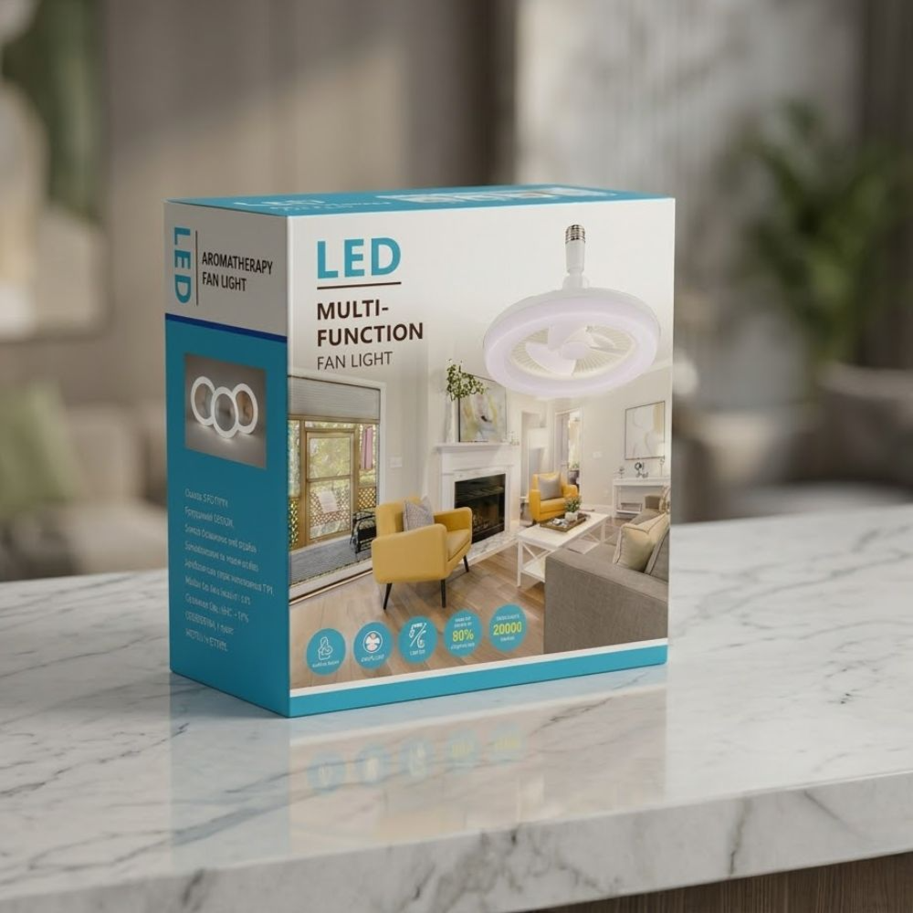 Ceiling Fan with Light- White