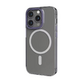 Levelo MagSafe Sensa Clear Back Case For iPhone 14 Pro – Clear/Purple