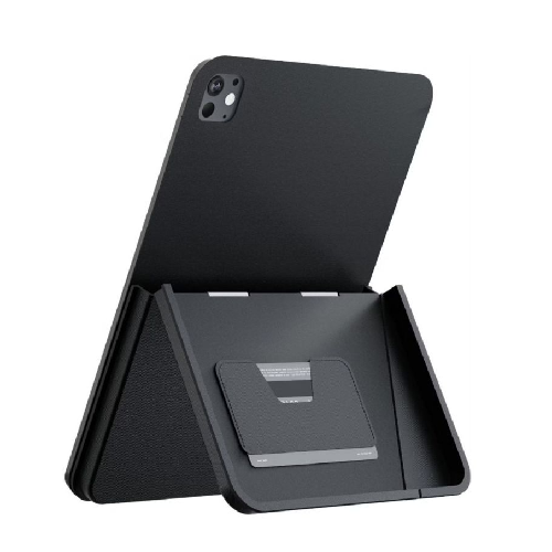 Levelo Omni 4 In-1 Case With Built-In Hand-Grip For iPad Pro 13" 2024-Black