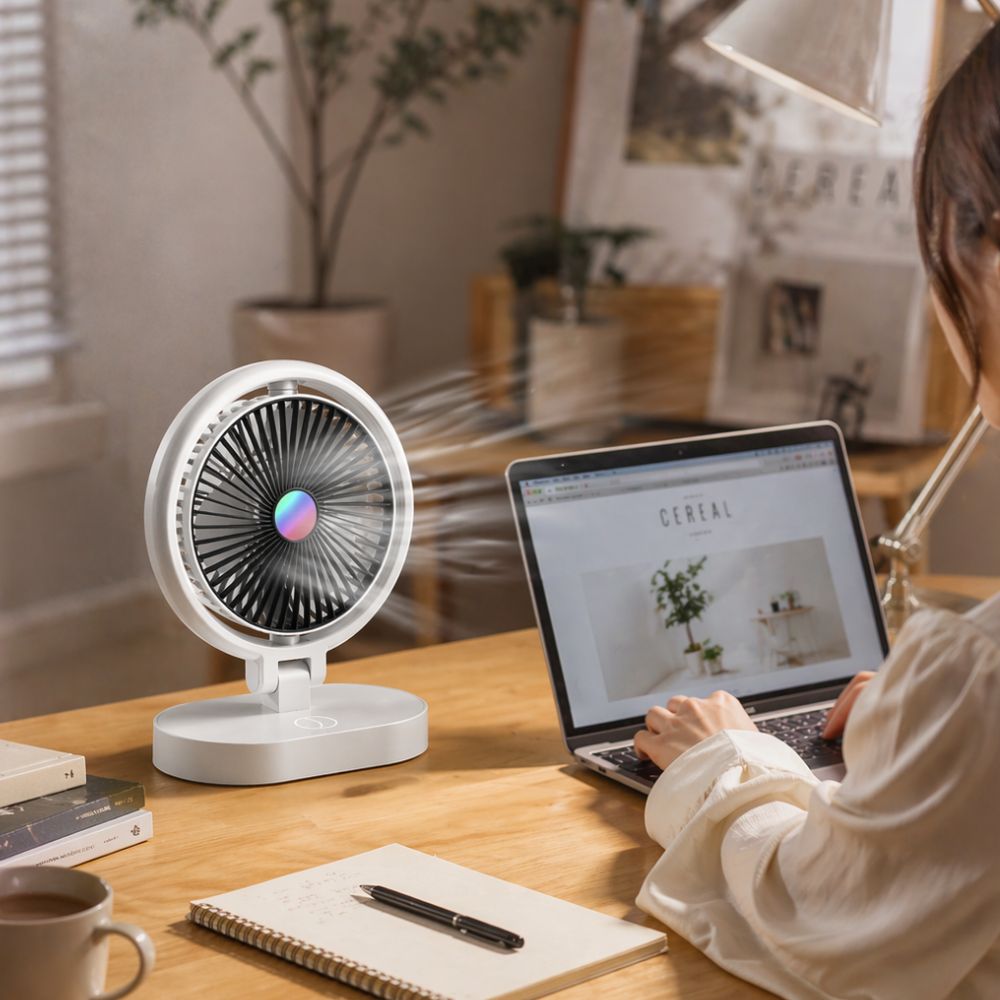 Portable Desktop Fan Qatar - Rechargeable Mini Fan