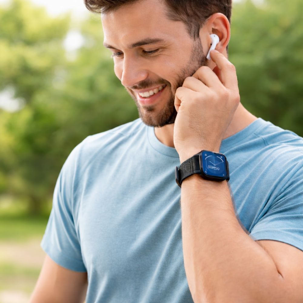 Wireless Earbuds + Smartwatch Combo – Green Lion SyncFit Duo