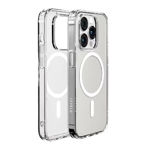 Levelo MagSafe Clara iPhone 14 Pro Clear Back Case - Clear
