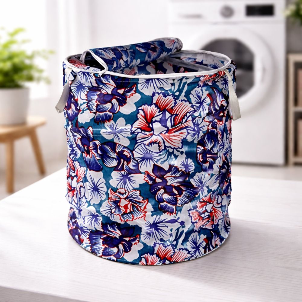 Small Cotton Laundry Basket Qatar - Foldable Hamper
