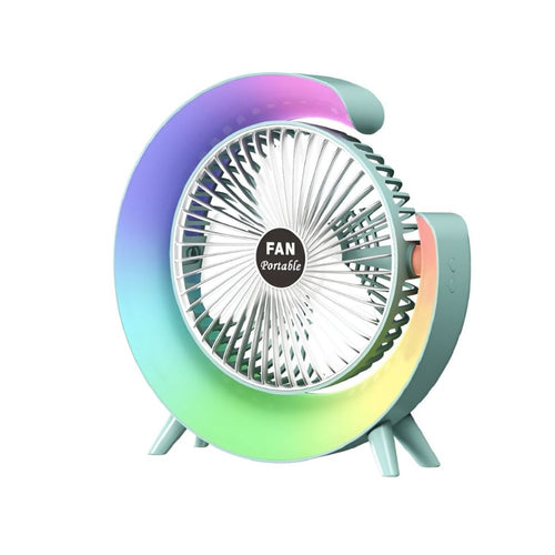 Colourful Desktop Fan Qatar - USB Rechargeable