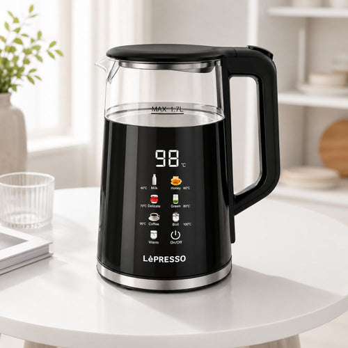 1.7L Digital Electric Kettle – Temperature Control Water Boiler LePresso