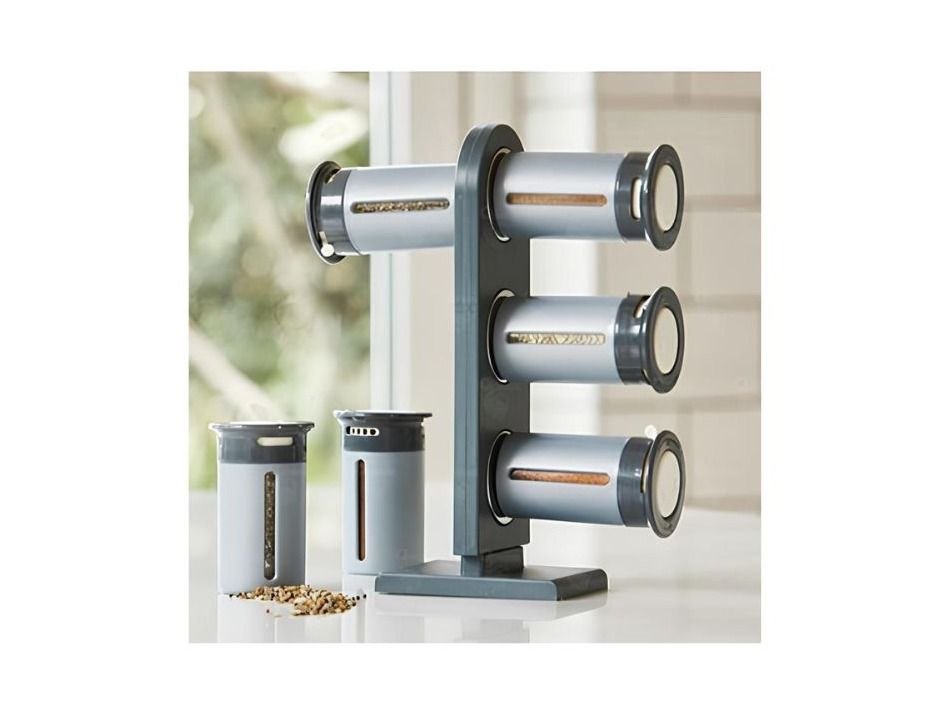 6 - Canister Magnetic Spice Stand