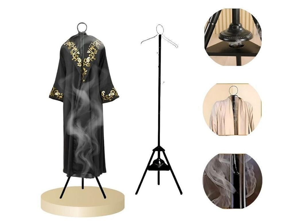 Luxury Arabic Clothes Incense Steamer – Traditional Bakhoor Burner with Stand