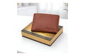 Classic Bi-Fold Wallet with Zipper Coin Pocket - Tan