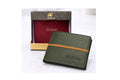De Cardin Elegant Bi-Fold Leather Wallet - Green