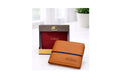De Cardin Elegant Bi-Fold Leather Wallet - Tan
