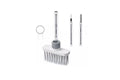 Green 5 In 1 Multifunctional Cleaning Brush White