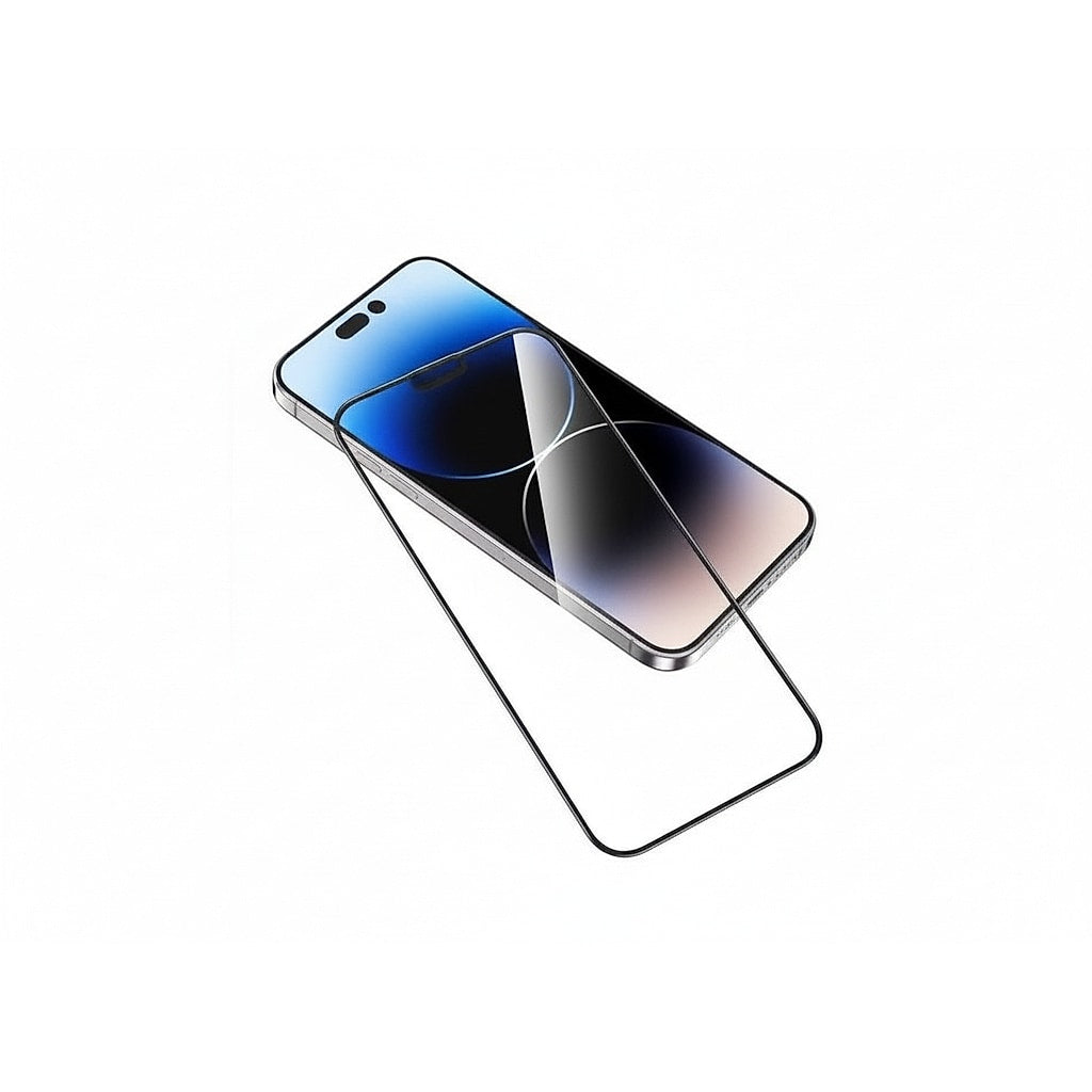 Green Lion 3D Glitter Curved Screen protector for iphone 15 Pro Max - Silver