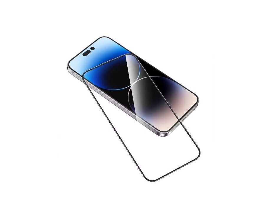 iPhone 15 Pro Screen Protector – 3D Glitter Curved Tempered Glass Green Lion