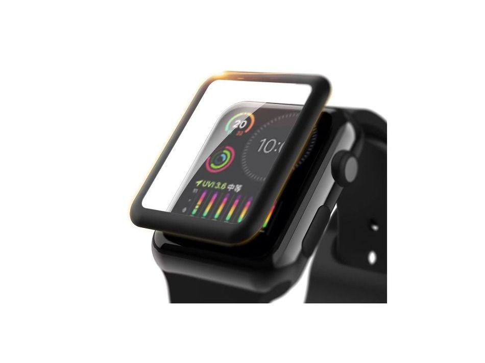 Green Lion 3D Hd Glass Screen Protector For Apple Watch 45Mm - Black