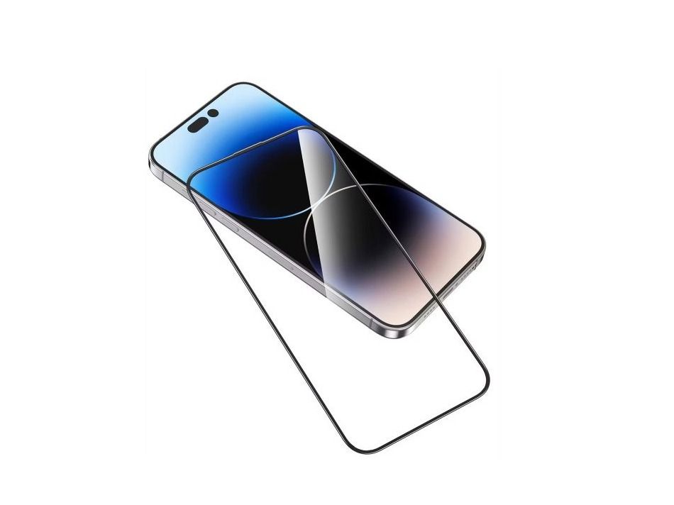 Green Lion 3D Silicone Plus Screen Protector for iPhone 15 Pro Max - Clear