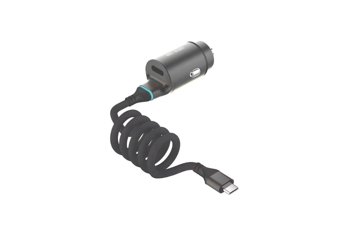 Green Lion 45W Pd Car Charger Built-In Type-C Cable