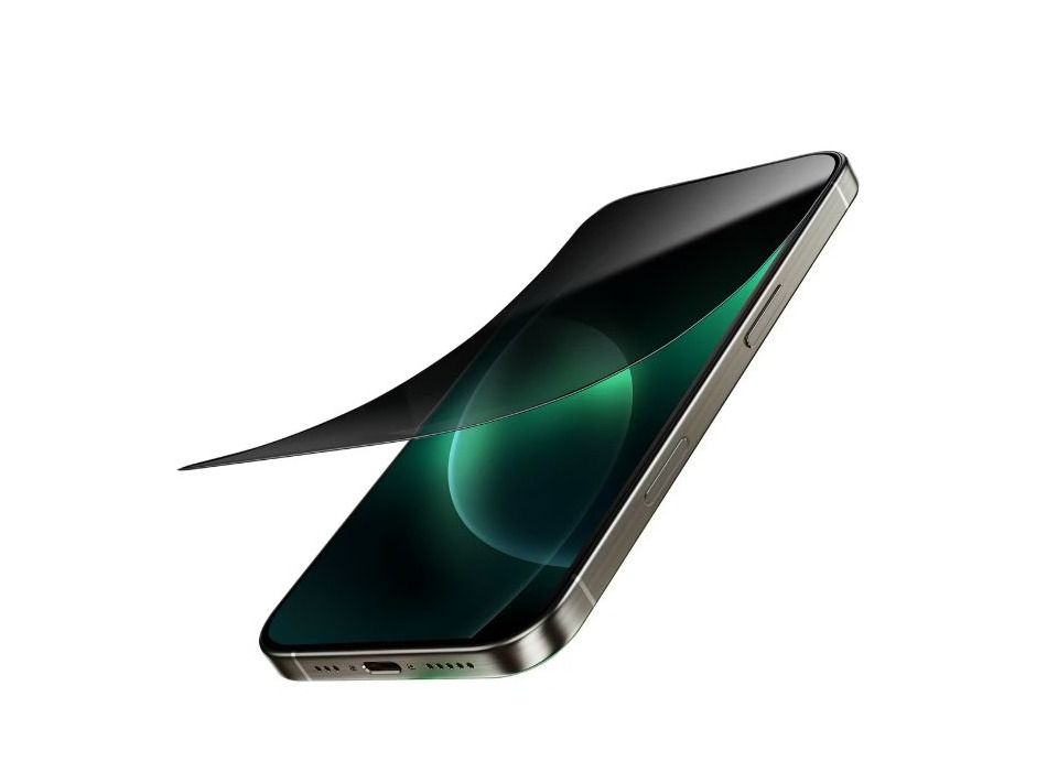Green Lion 9H Steve Privacy Full Glass Screen Protector for iPhone 16 Pro Max - Black