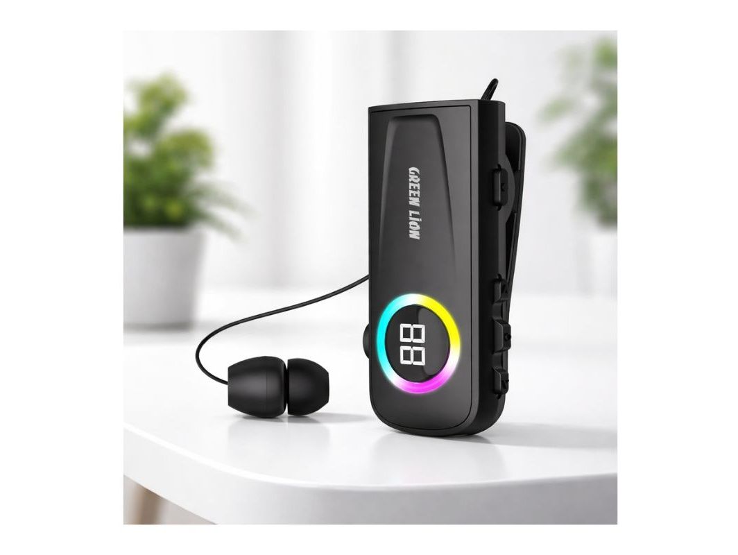 Wireless Bluetooth Headset – Mono – Green Lion Black