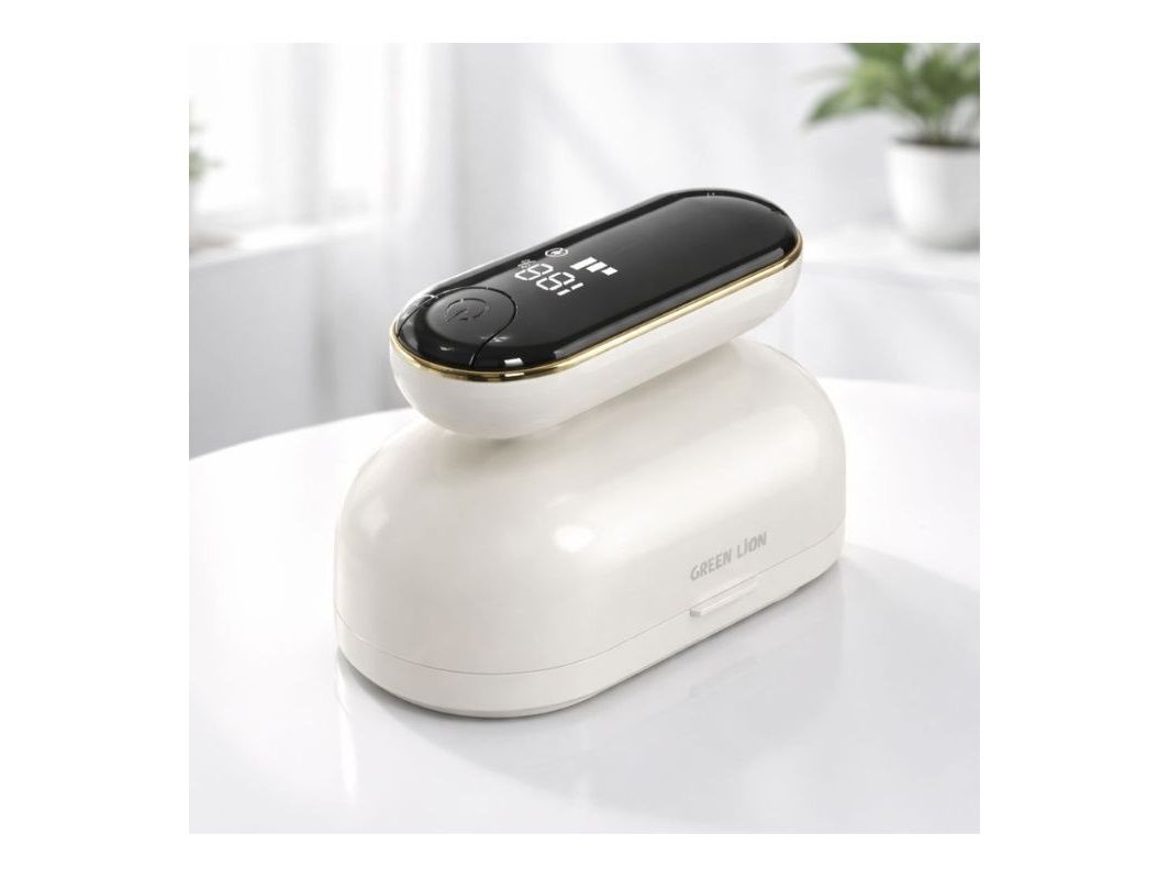 Digital Fabric Remover – Electric Lint Shaver – Green Lion DualPro White