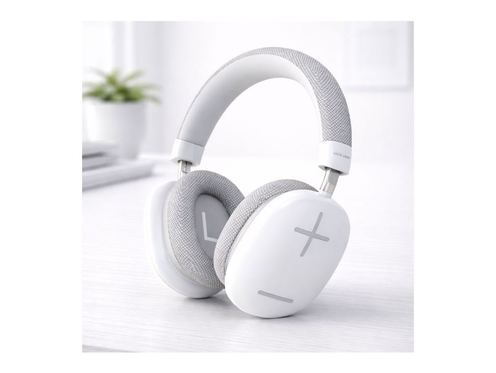 Wireless Bluetooth Headphones – Foldable Headset Green Lion White