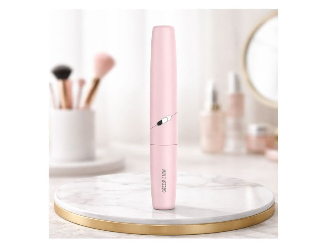 Eyebrow Hair Trimmer – Precision Facial Hair Trimmer Green Lion Pink