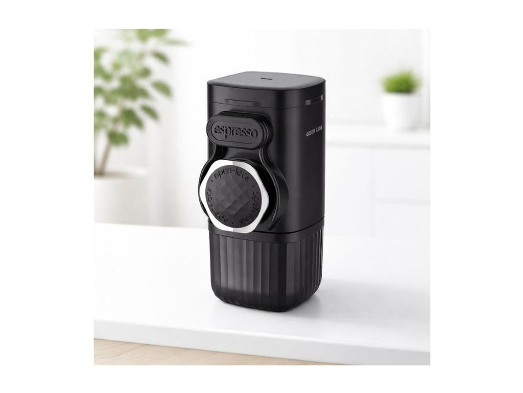 Portable Coffee Maker – Espresso Green Lion