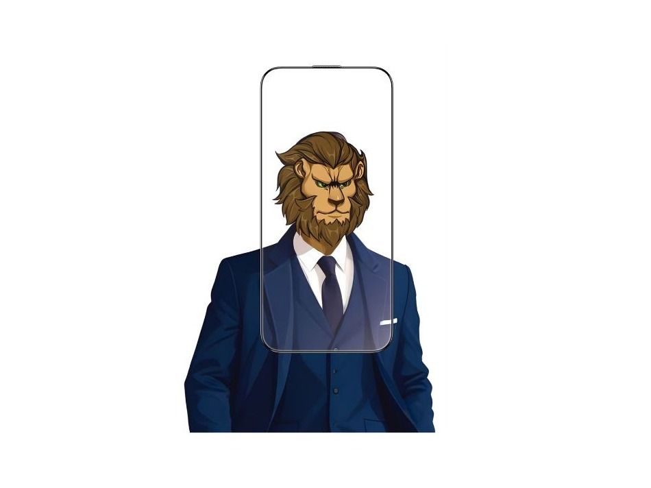 Green Lion Sir Louis 3D Curved Advanced Round Edge Glass iPhone 16 Pro Max