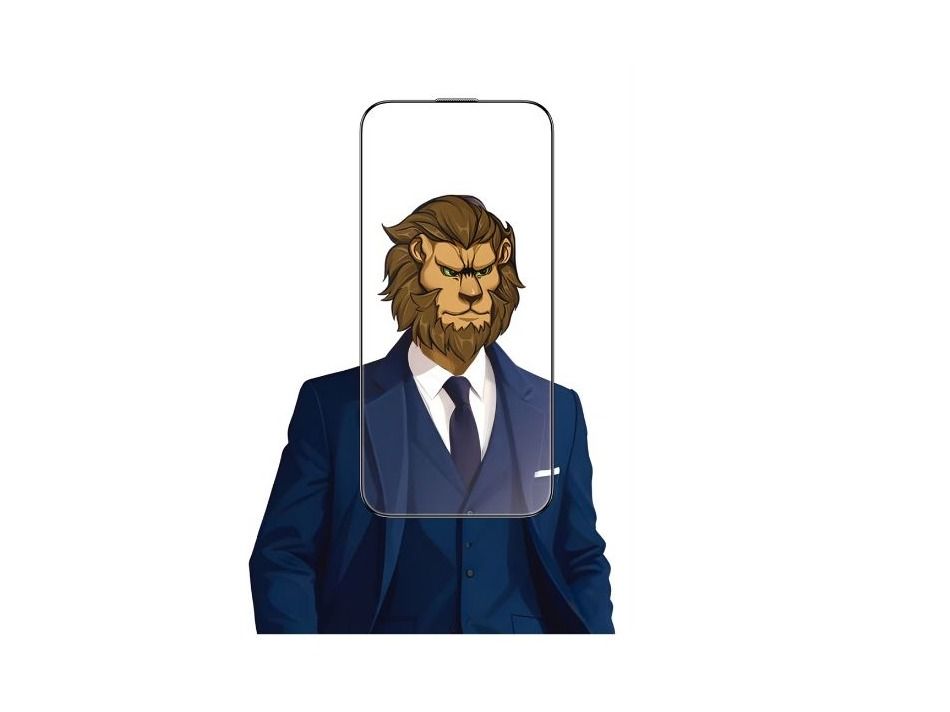 Green Lion Sir Louis 3D Curved Advanced Round Edge Glass iPhone 16 Pro