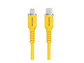 Green Lion USB-C TO Lightning Silicone Cable-Yellow