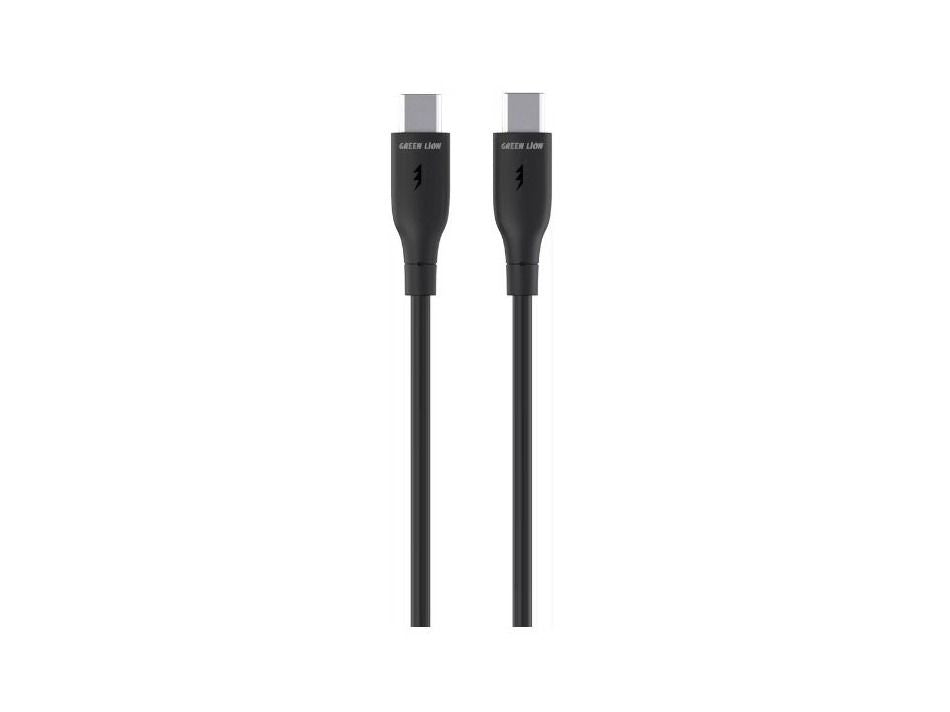 Green Lion USB-C TO USB-C PVC Cable 1M - Black