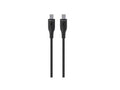 Green Lion USB-C TO USB-C PVC Cable 30 CM - Black
