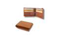 Men’s Leather Wallet – Krazy Kraft Slim Bifold Wallet Tan