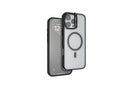 Levelo Elio PC Case with Camera Ring Stand for iPhone 16 Pro - Black