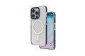 Levelo FlexiGuard Transparent Case for iPhone 15 Pro - Blue