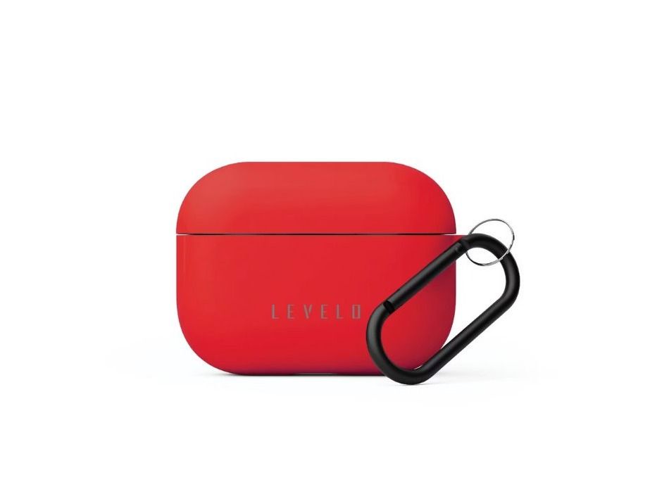 Levelo Gorra Silicone Airpods Pro Case-Red