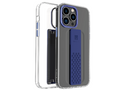 Levelo Graphia IMD Clear Case For iPhone 14 Pro Max Blue