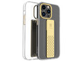 Levelo Graphia iPhone 14 Pro Max IMD Clear Case - Champagne Gold