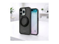iPhone 15 Pro MagSafe Case with Kickstand – Levelo Ringo Cover Black