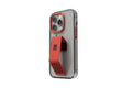 Levelo Morphix Clara Gripstand Iphone 14 Pro Imd Clear Back Case -red
