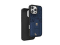 Levelo Morphix Gripstand Case with Cardholder for iPhone 16 Pro-Blue